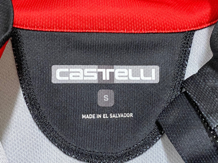 KH468 カステリ CASTELLI 半袖 サイクルジャージ S 黒