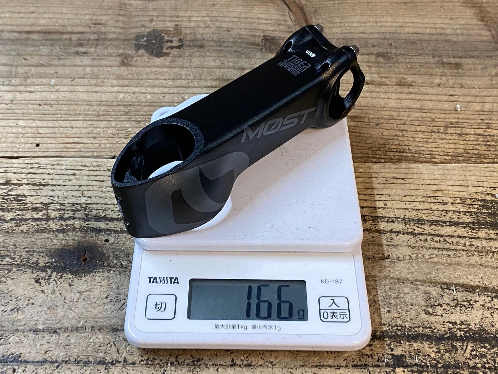 JQ752 モスト MOST タイガー TIGER ALU TiCR アルミ ステム OS Φ31.8