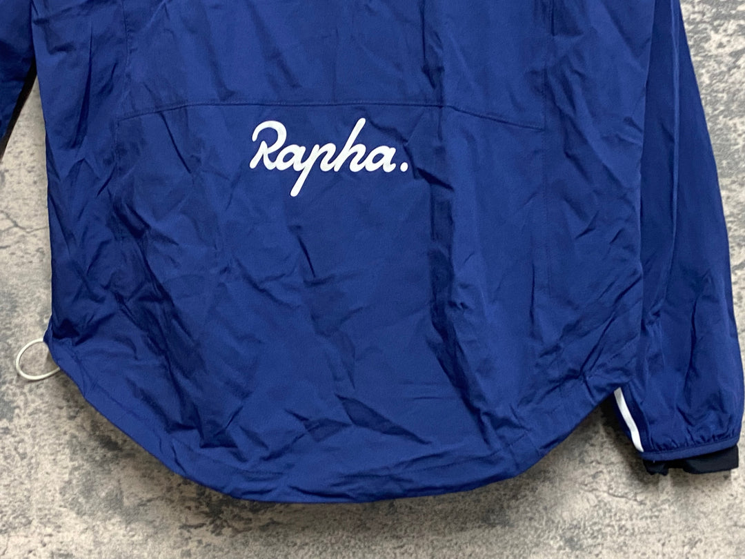 JO324 ラファ Rapha CLASSIC WIND JACKET 長袖 ウインドブレイカー 濃紺 サイズ不明 ※チャック破損