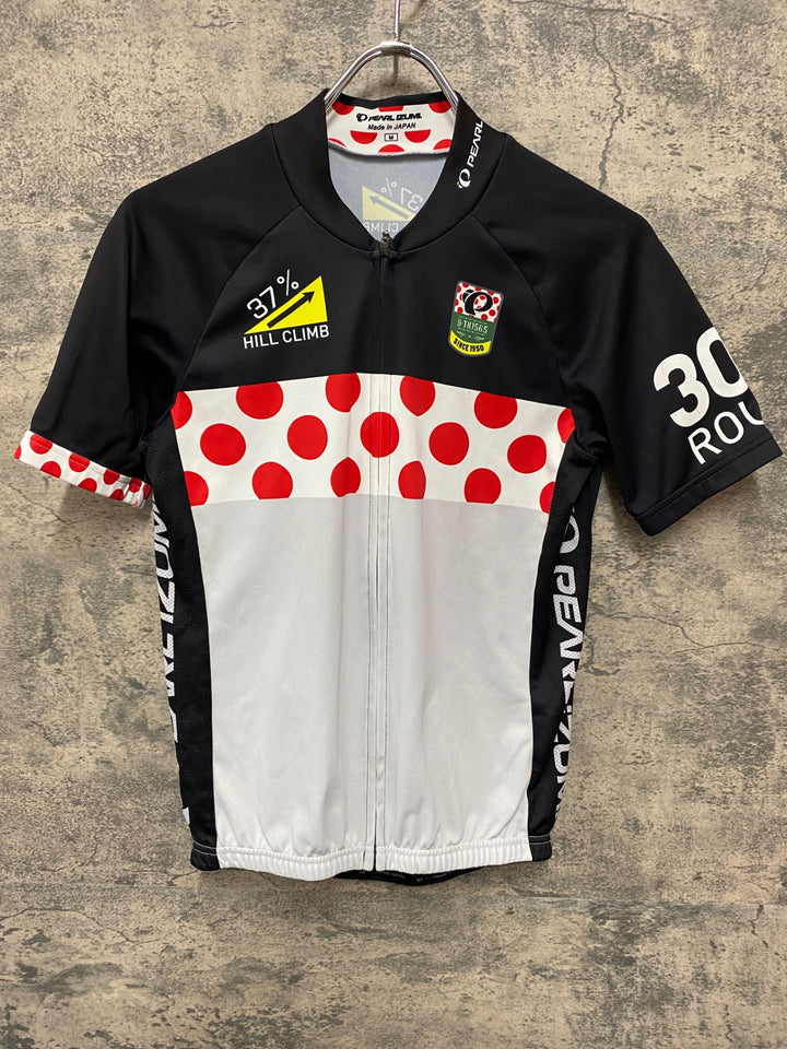 JT332 パールイズミ PEARL iZUMi 半袖 サイクルジャージ 黒白 M
