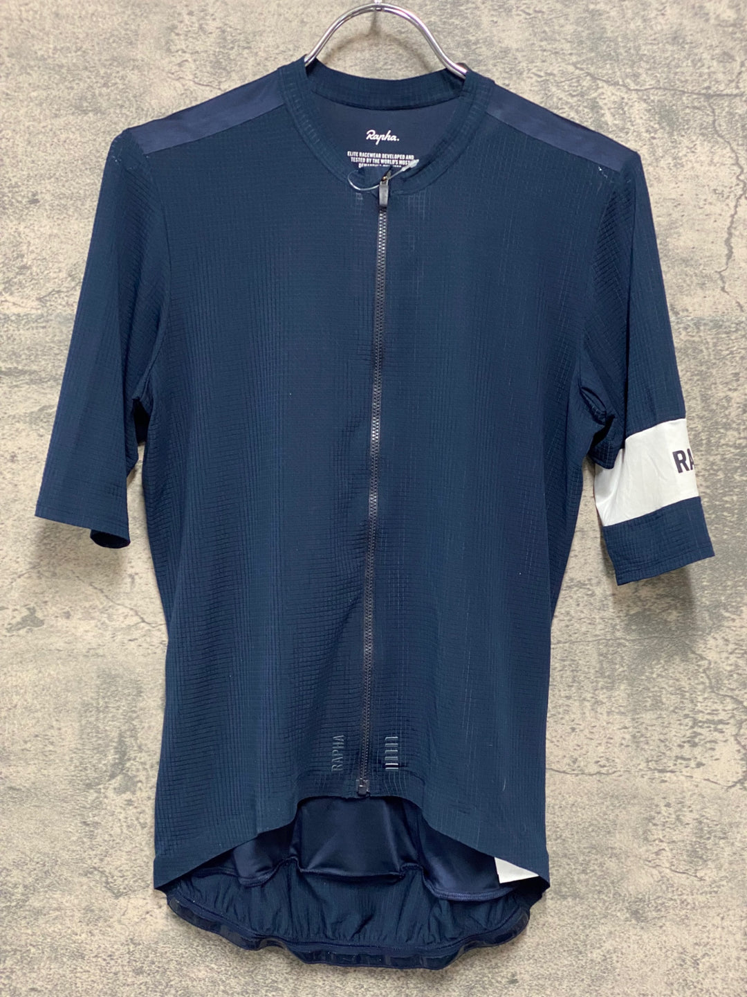 JW112 ラファ Rapha PRO TEAM JERSEY 半袖サイクルジャージ 紺 M