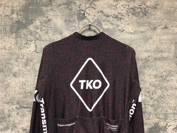 KK154 パスノーマルスタジオ PAS NORMAL STUDIOS MEN'S T.K.O MECHANISM LONG SLEEVE JERSEY TRANSMISSION 長袖 サイクルジャージ Sサイズ