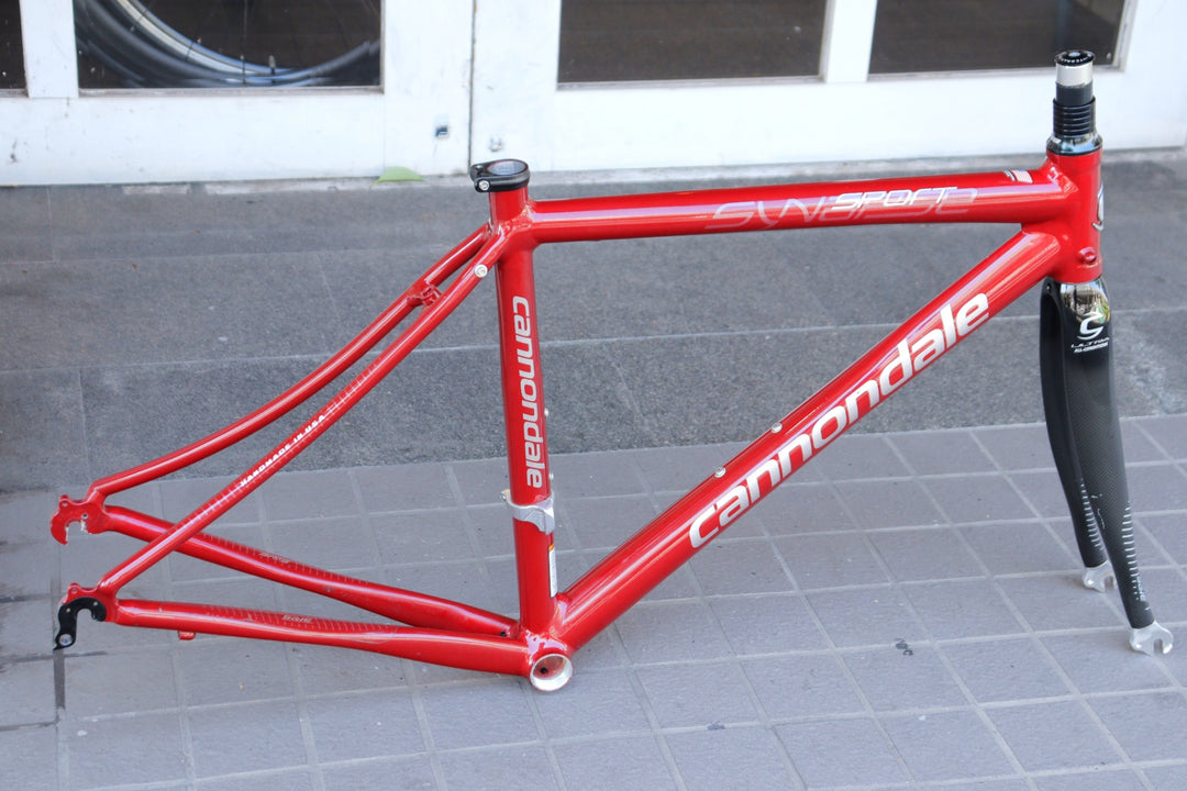 キャノンデール CANNONDALE シナプス SYNAPSE SPORT 2007モデル 44サイズ アルミ ロードバイク フレームセット 【横浜店】