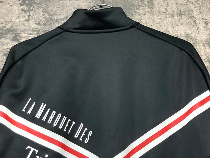 JU246 ルコックスポルティフ le coq sportif 裏起毛 サイクルジャケット 黒 L 裏起毛