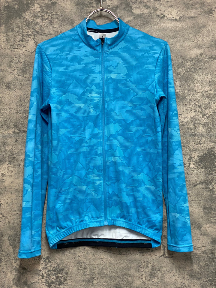 KF989 パールイズミ PEARL iZUMi 長袖 サイクルジャージ 水色 青 L