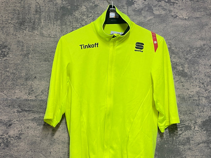 KJ857 スポーツフル sportful 長袖 サイクルジャージ 黄 L TINKOFF