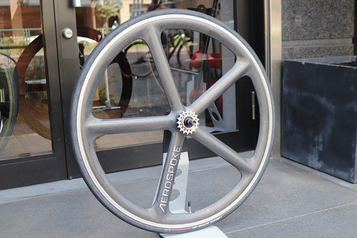 エアロスポーク AEROSPOKE 5バトン アルミ/カーボン クリンチャー シングル リアホイール バトンホイール【東京南麻布店】