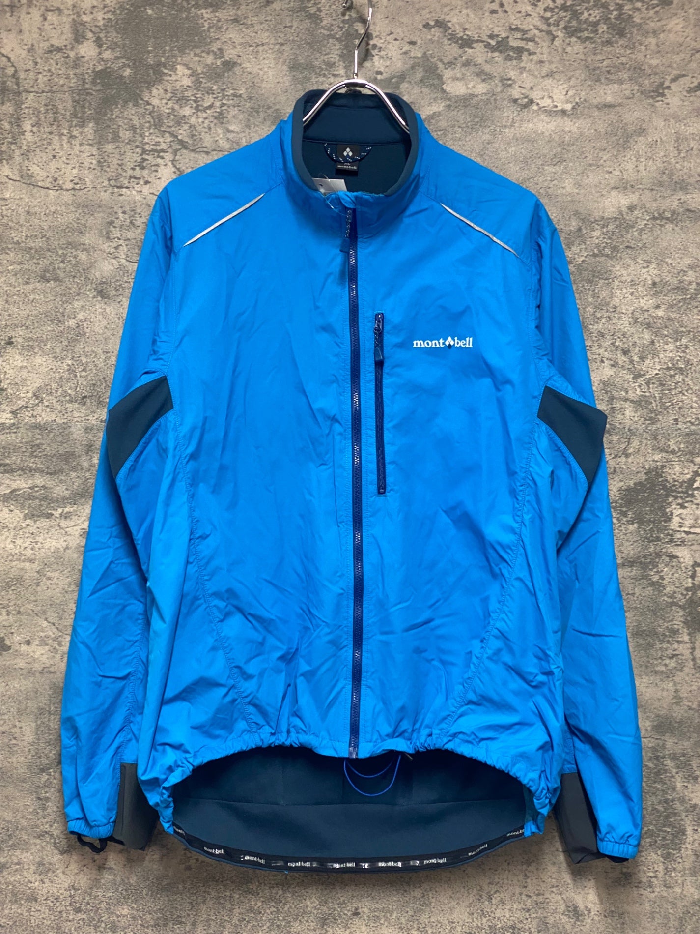 JZ969 モンベル mont-bell 長袖 サイクルジャケット グレー 水色 XL