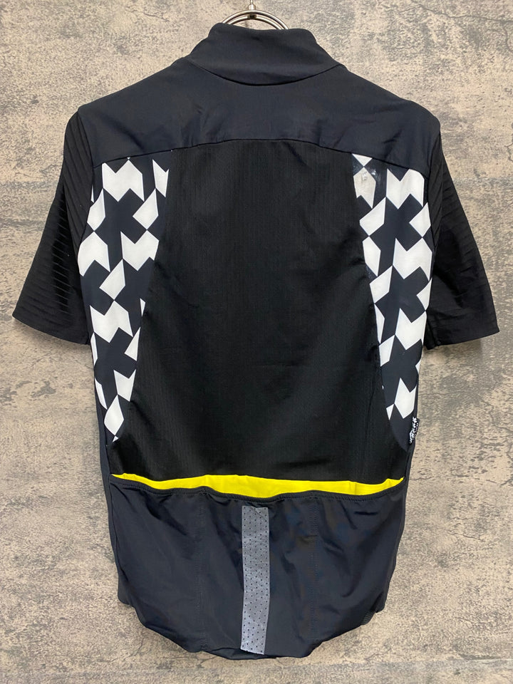 KO415 アソス ASSOS EQUIPE RS PROF SERIES CLIMACOOD 2/3 SPRING FALL 半袖 サイクルジャージ 黒 M