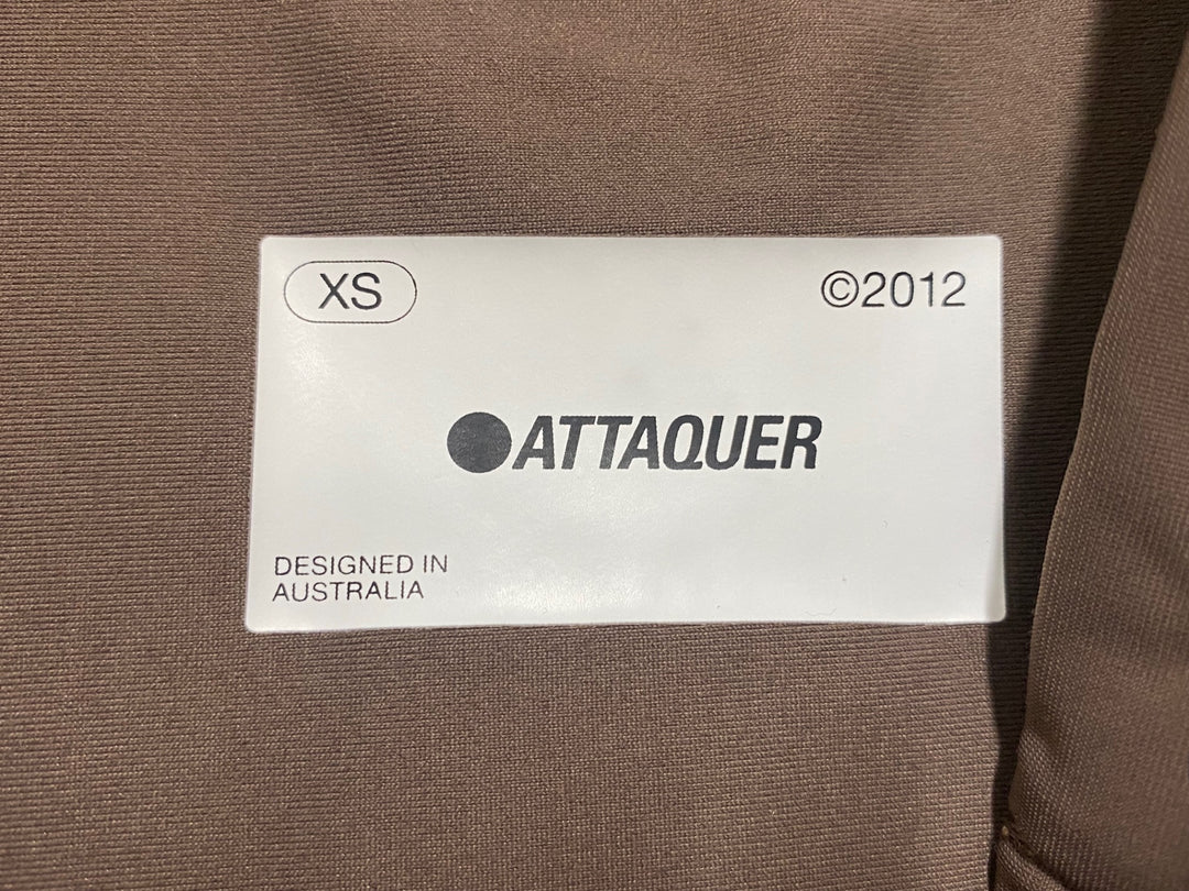 KI107 アタッカー ATTAQUER 長袖 サイクルジャージ ブラウン XS