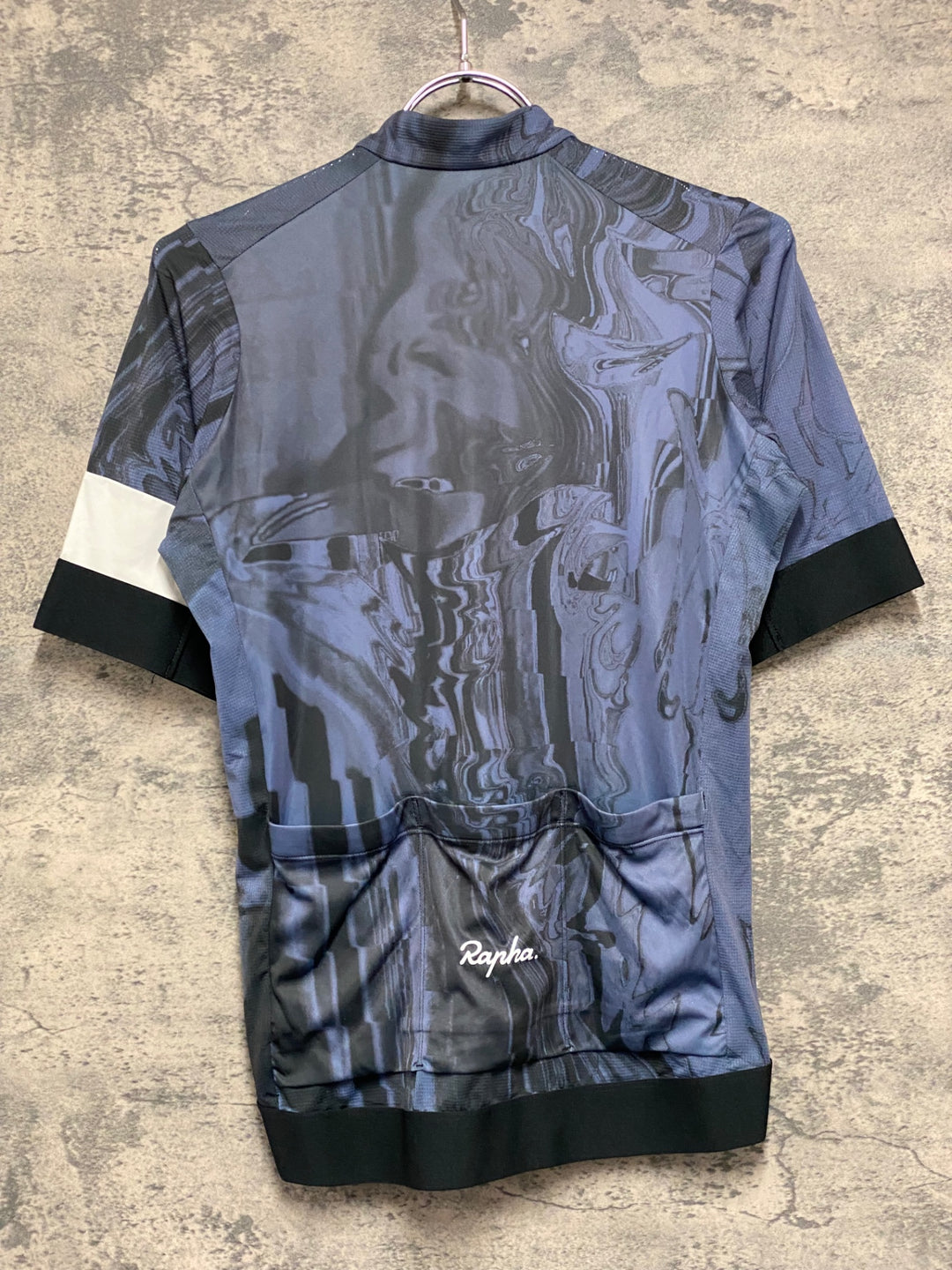 JT011 ラファ Rapha LEGION PRO TEAM RAINING JERSEY 半袖サイクルジャージ 紺 S