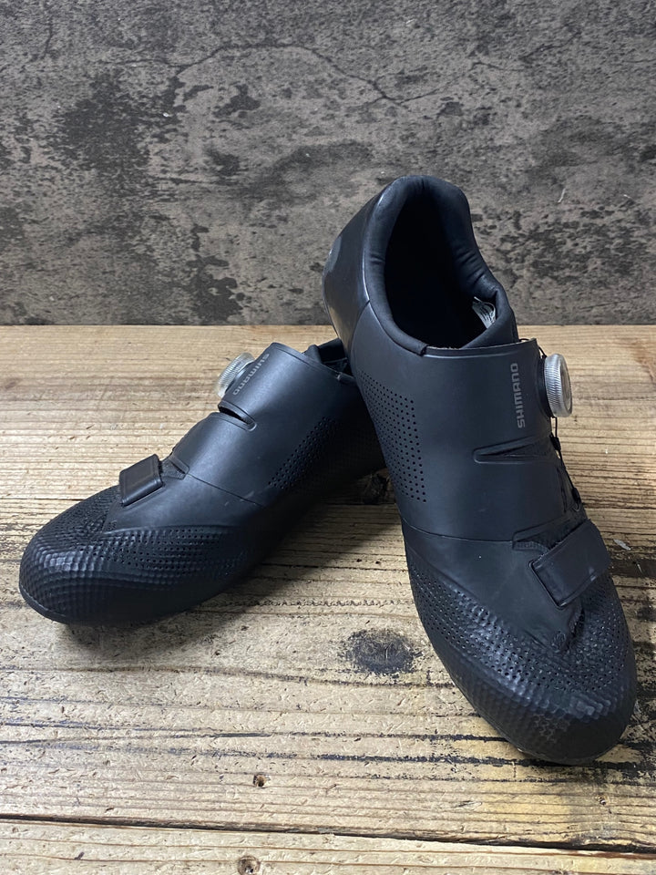 KI825 シマノ SHIMANO RC5 SHRC502M ビンディングシューズ 3穴 黒 EU42