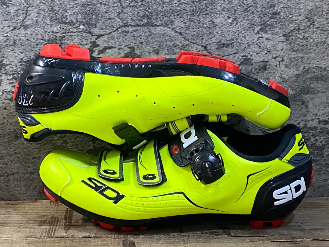 KG379 シディ SIDI TRACE MTB ビンディングシューズ 黄 SPD EU44