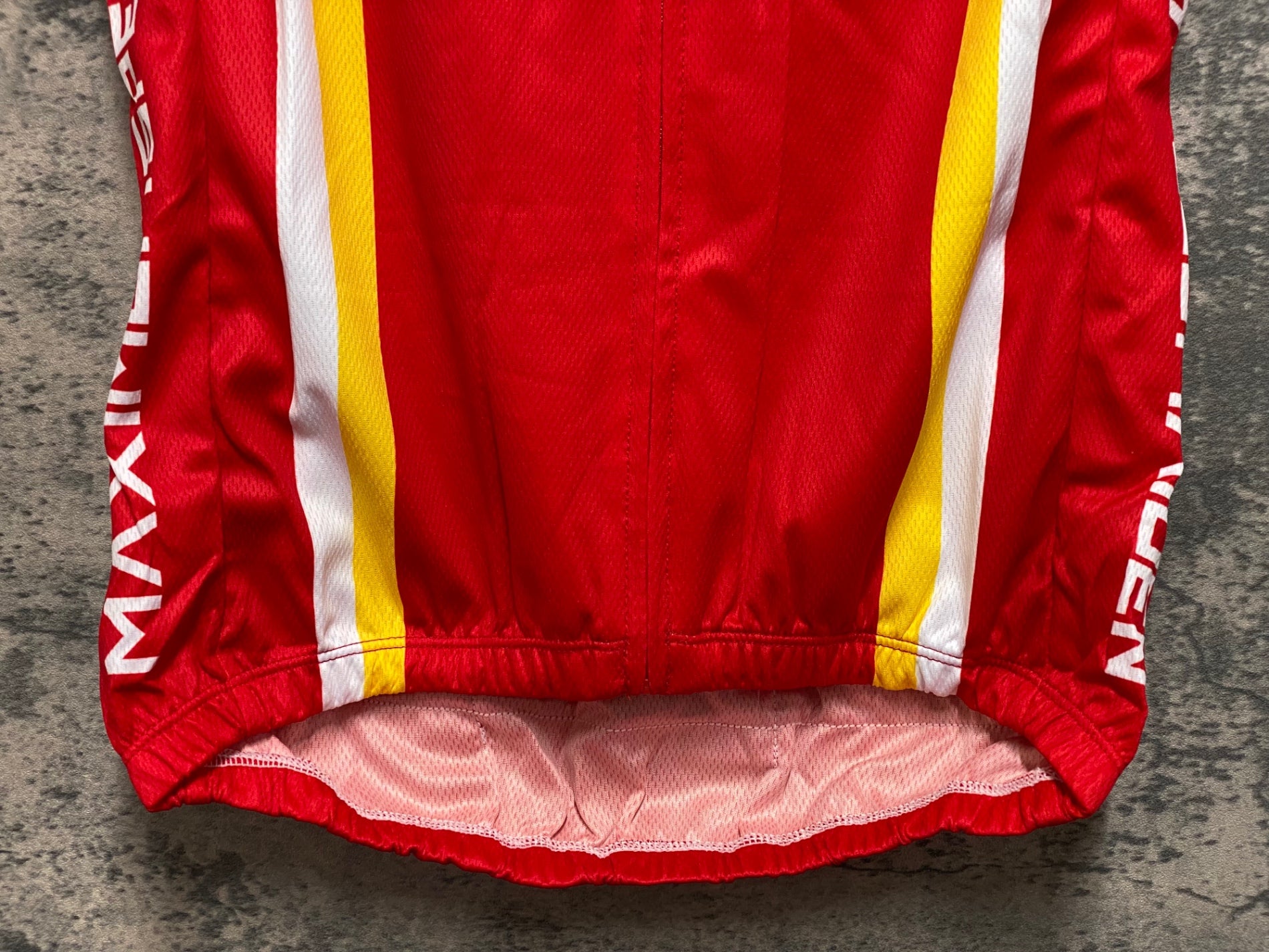 JM933 ウェイブワン WAVE ONE 半袖 サイクルジャージ 赤 M マキシマム