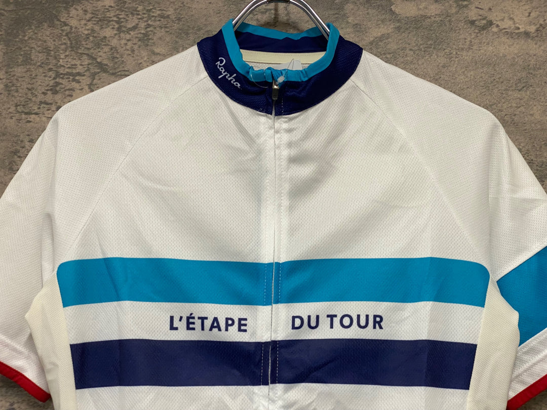 JZ540 ラファ Rapha ETAPE SHORT SLEEVE JERSEY 半袖 サイクルジャージ 白 S