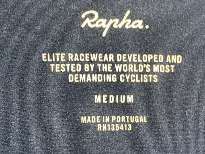 JN772 ラファ Rapha PRO TEAM LONG SLEEVE THERMAL JERSEY 長袖 サイクルジャージ 紺 M 裏起毛