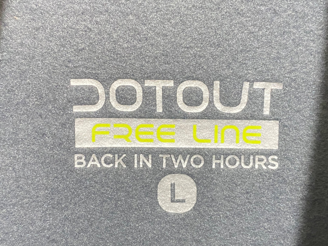 KP711 ドットアウト DOTOUT 長袖 サイクルジャケット 黒 赤 青 L 裏起毛