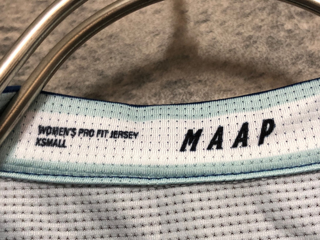 JK113 マープ MAAP WOMEN'S PRO FIT JERSEY レディース 半袖 サイクルジャージ 紺 XS