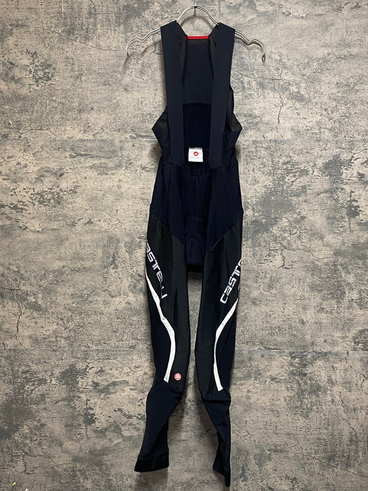 JP968 カステリ CASTELLI ROSSOCORSA ビブタイツ 黒 M 裏起毛