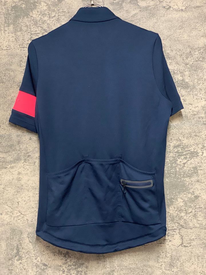 KH915 ラファ Rapha SS CLASSIC JERSEY Ⅱ 半袖 サイクルジャージ 濃紺 S