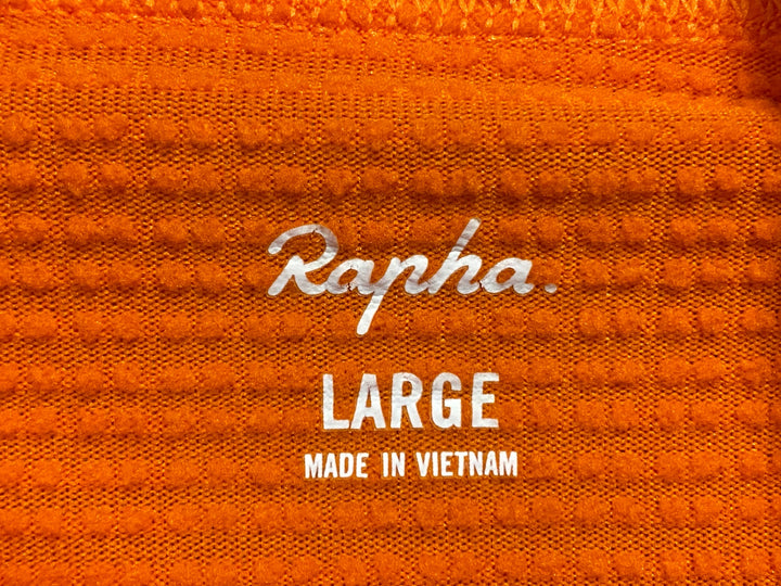 KO569 ラファ Rapha PRO TEAM THERMAL BASE LAYER LONG SLEEVE 長袖 ベースレイヤー オレンジ L