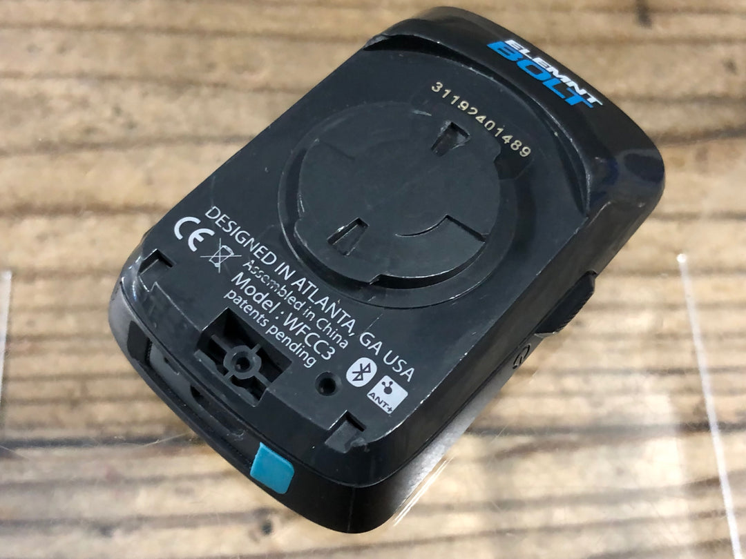 KM970 ワフー wahoo ELEMENT BOLT WFCC3 サイクルコンピューター 動作確認済み