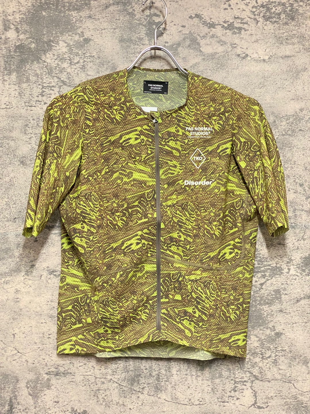KJ303 パスノーマルスタジオ PAS NORMAL STUDIOS Women's T.K.O. Mechanism Pro Jersey 半袖 サイクルジャージ カモ L