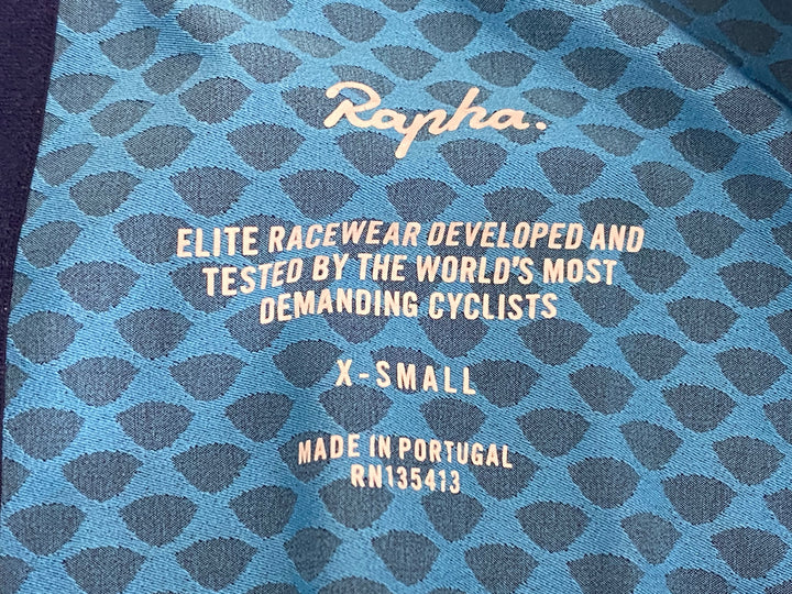 KR203 ラファ Rapha PRO TEAM CRIT JERSEY 半袖 サイクルジャージ 紺 XS