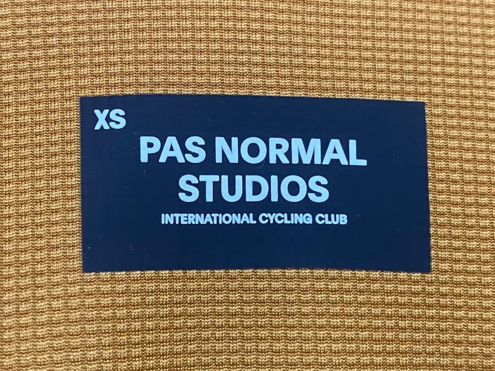 JN308 パスノーマルスタジオ PAS NORMAL STUDIOS 長袖 サイクルジャケット オレンジ XS 裏起毛