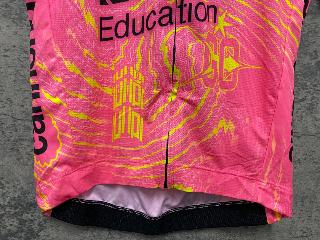 JV380 ラファ Rapha EF EDUCATION-EASYPOST MEN'S PRO TEAM JERSEY 半袖 サイクルジャージ ピンク S