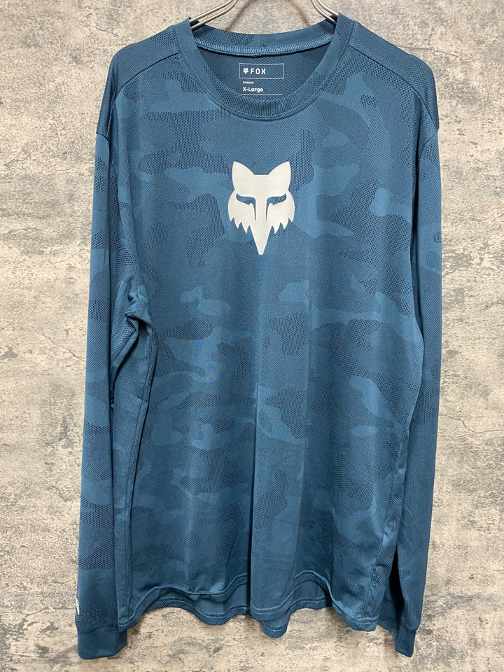 KF150 フォックス FOX 長袖 Tシャツ ターコイズ XL
