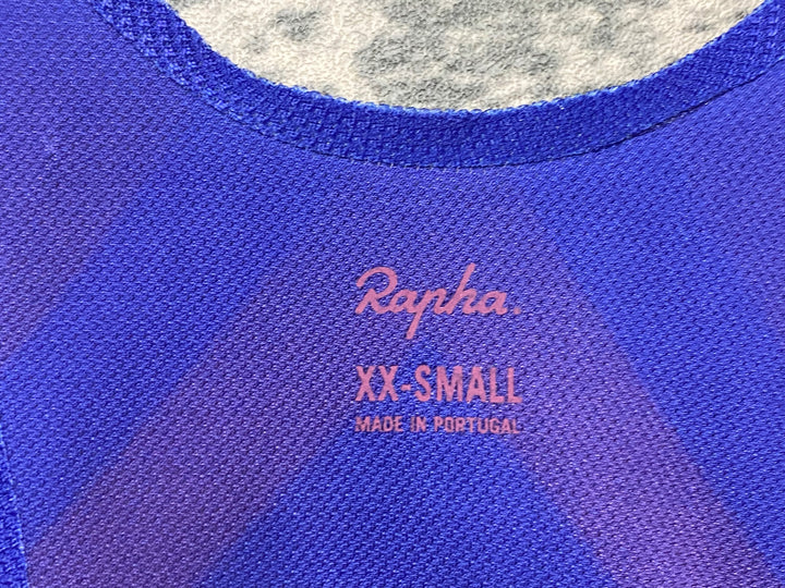 JE304 ラファ Rapha WOMEN'S PRO TEAM CRIT BIB SHORTS ビブショーツ ブラック パープル レディース XXS
