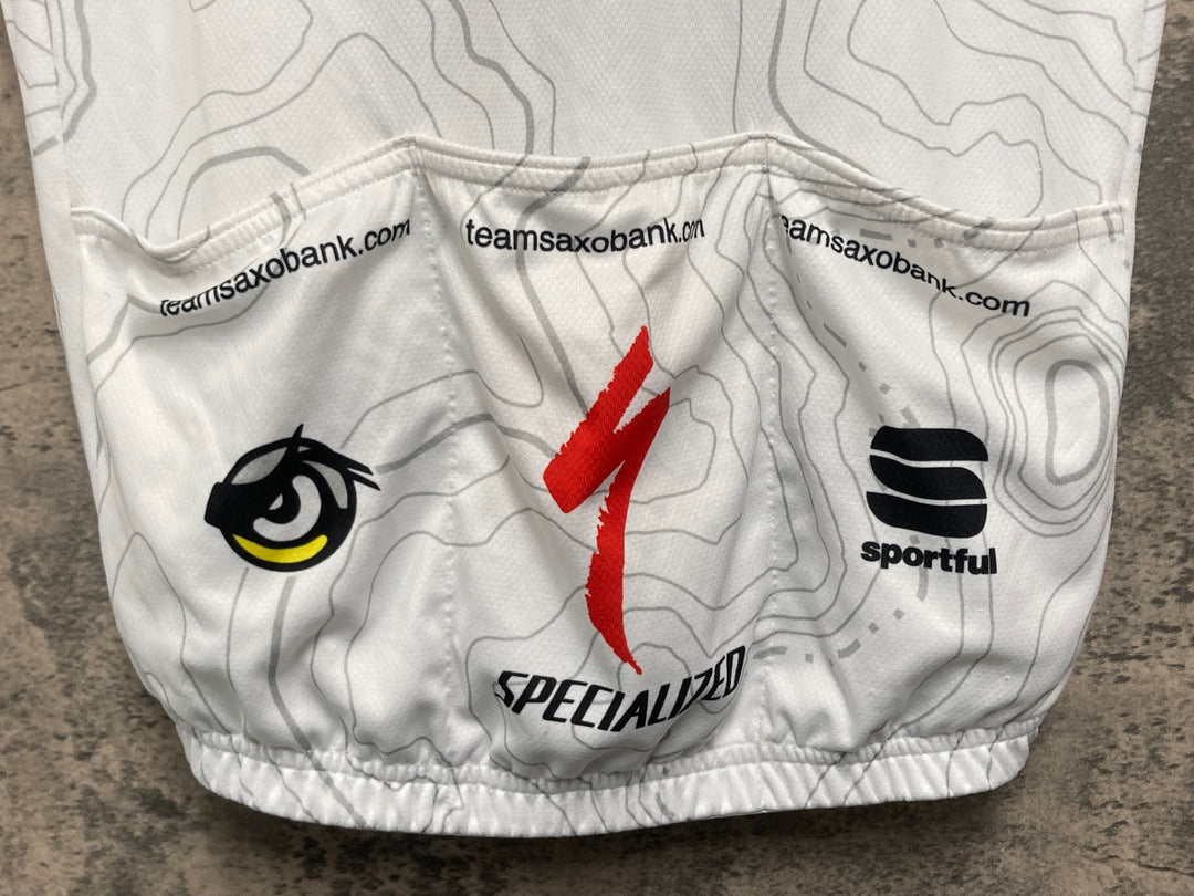 KJ855 スポーツフル sportful スペシャライズド SPECIALIZED 半袖 サイクルジャージ 黒白青 L