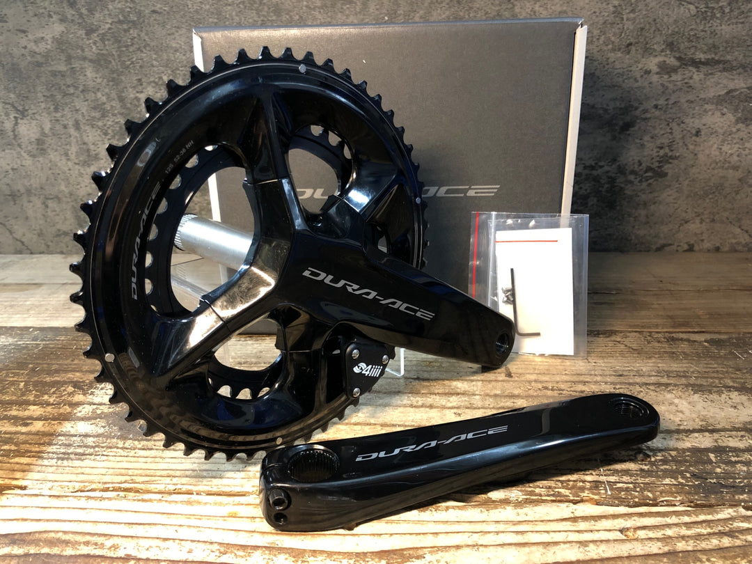 JO996 4iiii DUAL PRECISION3 PMR/L100 ANT+ Bluetooth パワーメーター クランクセット SHIMANO DURA-ACE FC-R9200 172.5mm 52/36T