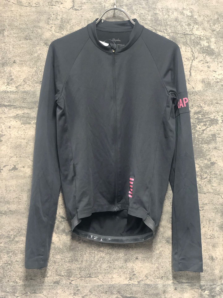 KK620 ラファ Rapha PRO TEAM TRAINING JERSEY 長袖 サイクルジャージ グレー S