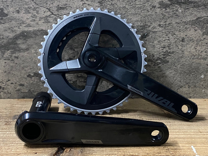 KC439 スラム SRAM RIVAL D1 クランクセット 172.5ｍｍ 46/33T ※チェーンリング割れありのためジャンク