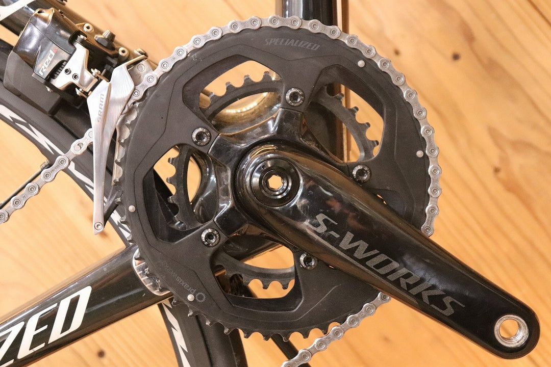 スペシャライズド SPECIALIZED エスワークス ターマック S-WORKS TARMAC SL5 2017年モデル 52サイズ スラム レッド E-TAP MIX 11S カーボン ロードバイク 【芦屋店】