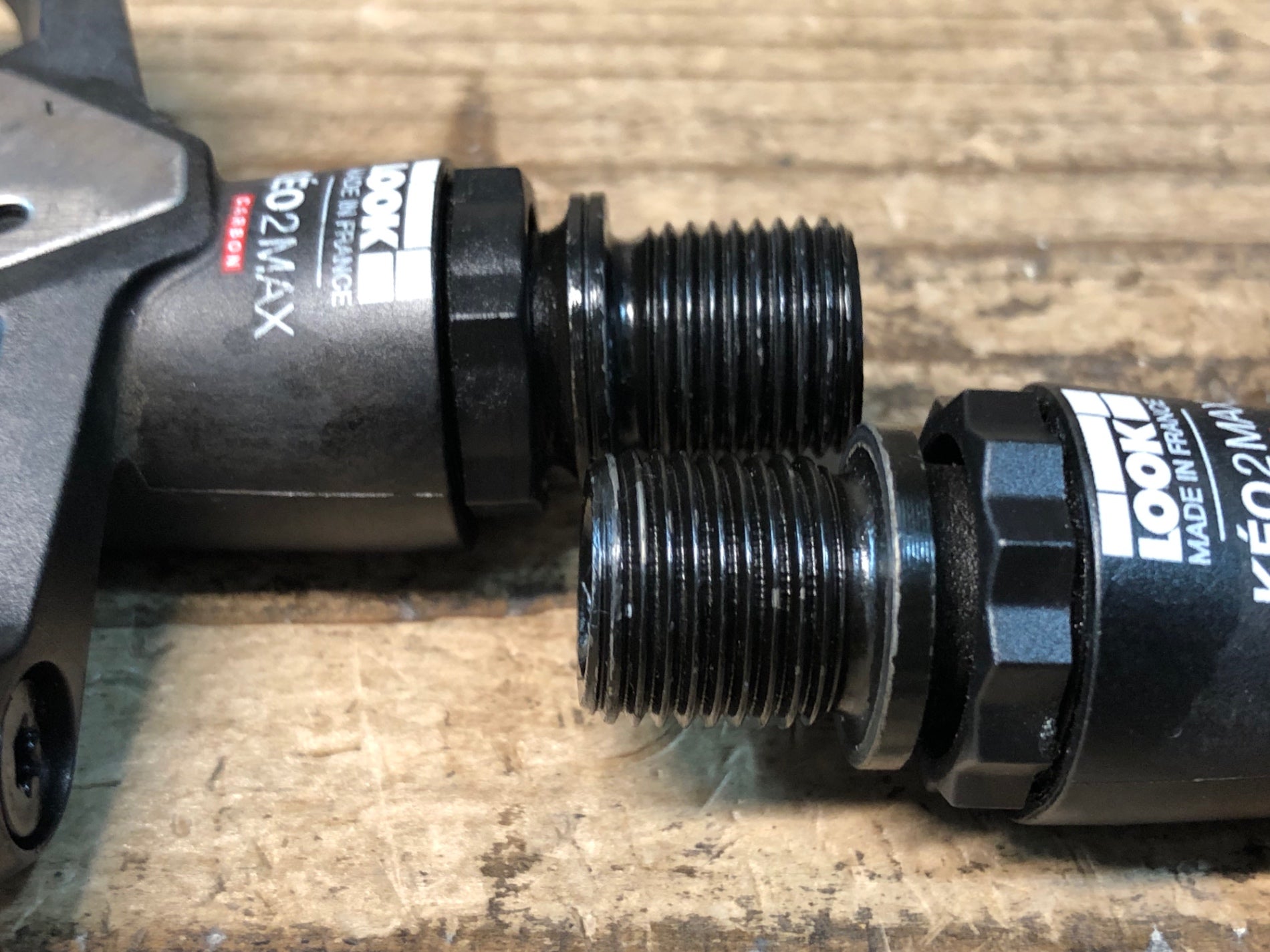 JE052 ルック LOOK KEO2MAX CARBON ビンディングペダル クロモリ