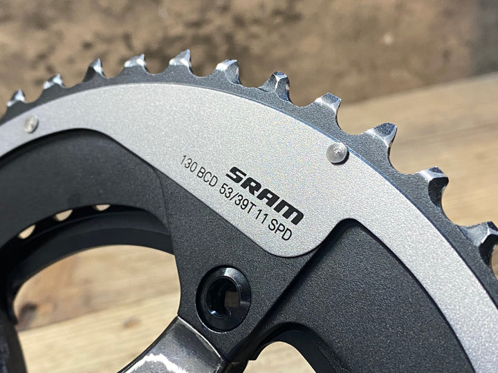 JV824 スラム SRAM Red 22 カーボン クランクセット 170mm 53/39T XGideR BCD130 11s GXP