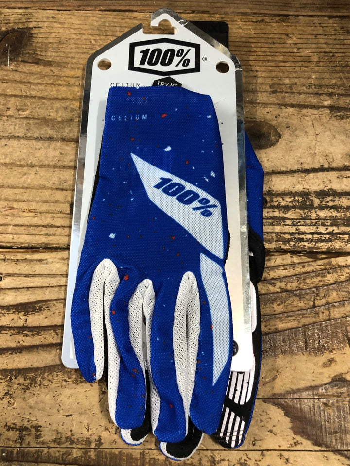 KM547 100％ CELIUM GLOVES 長指 グローブ 青 XL