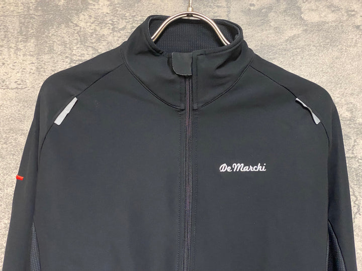 JP506 デマルキ demarchi 長袖ジャケット 裏起毛 黒 S