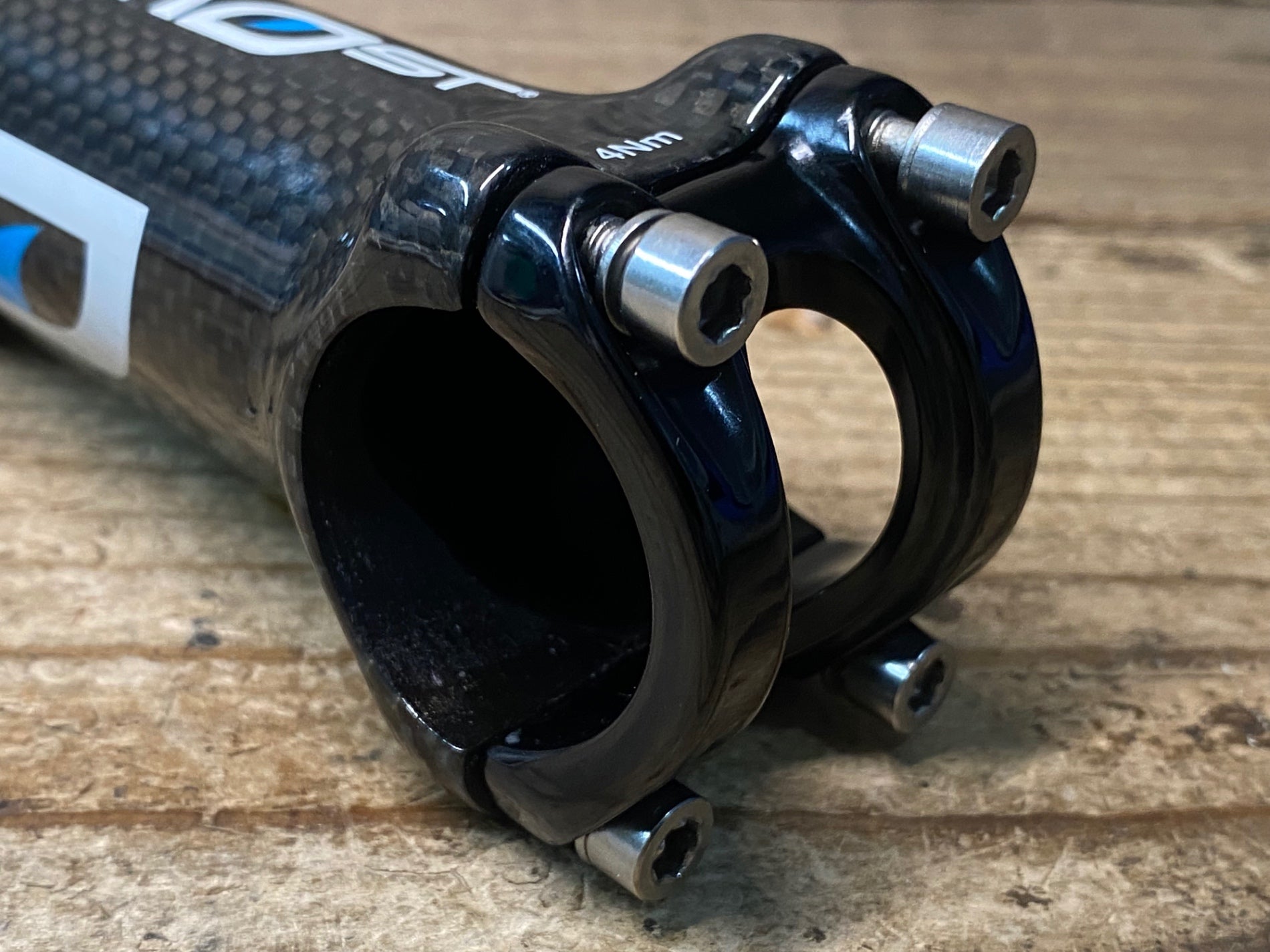 JP086 モスト MOST TIGER ULTRA ステム アルミ カーボンラップ 100mm