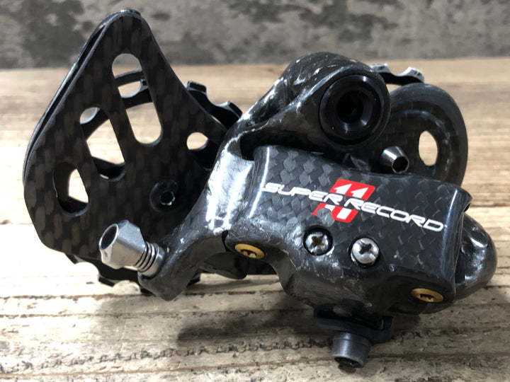 JU386 カンパニョーロ CAMPAGNOLO スーパーレコード SUPER RECORD 11 リアディレイラー  社外製ビッグプーリー ※プーリー軸ボルト加工品