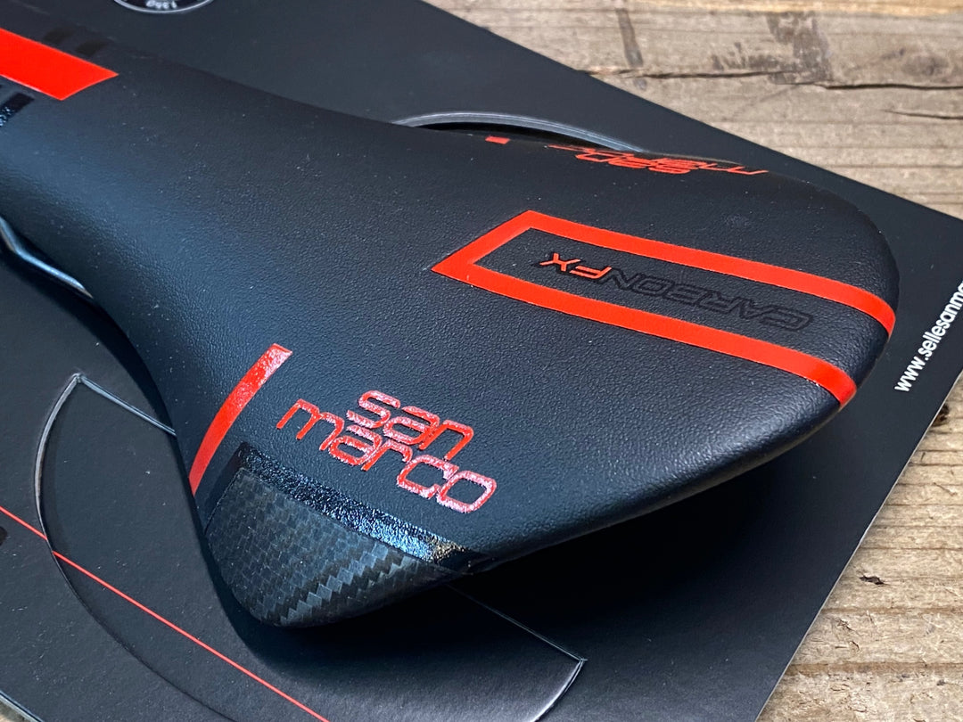 JR315 san marco CONCOR CARBON FX サドル NARROW CARBON レール 黒赤