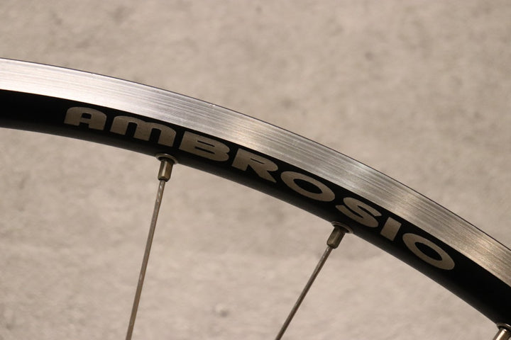 手組ホイール アンブロシオ AMBROSIO エクセルライト EXCELLIGHT SSC 32H ハブ：カンパニョーロ アルミ クリンチャー リアのみ カンパフリー 【さいたま浦和店】