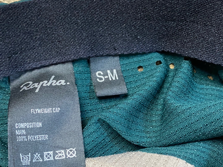 JX006 ラファ Rapha FLYWEIGHT CAP サイクルキャップ グリーン S-M