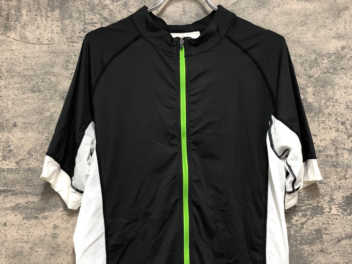 KE123 キャノンデール CANNONDALE 半袖 サイクルジャージ 黒 L/G