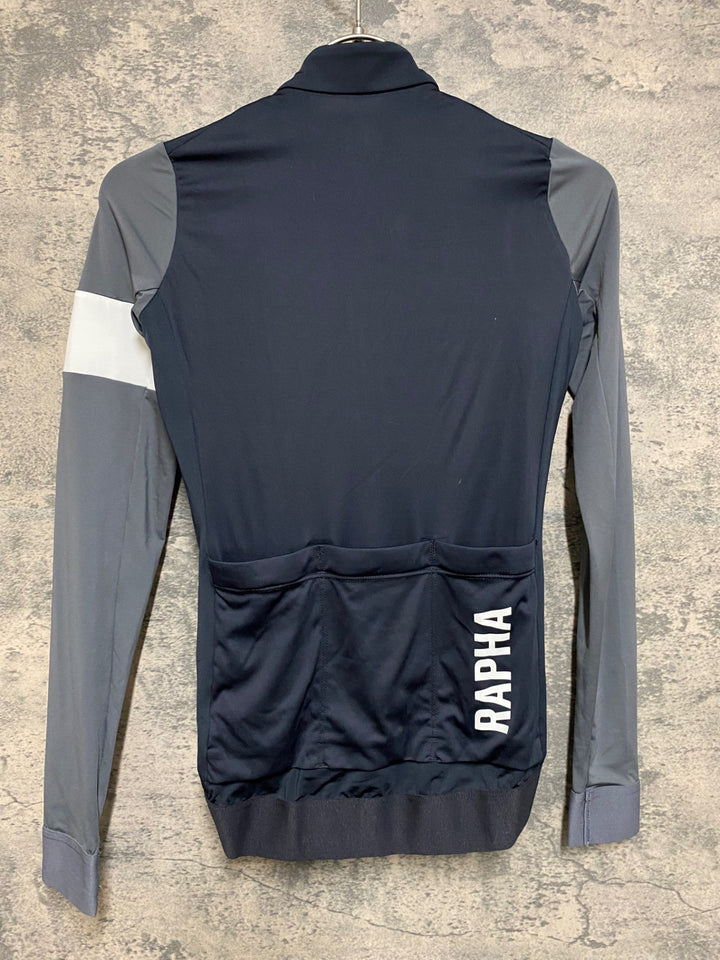 JP863 ラファ Rapha WOMEN'S LONG SLEEVE PRO TEAM TRAINING JERSEY 長袖 サイクルジャージ 黒 XXS レディース