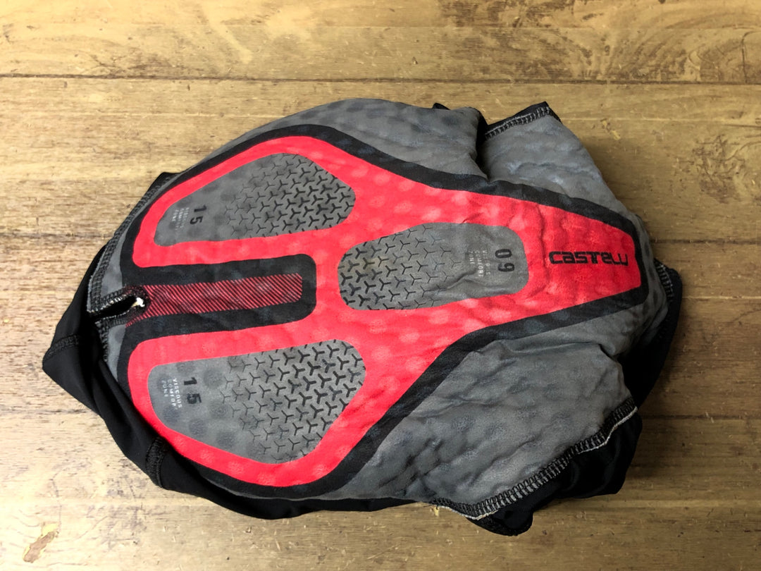 JW386 カステリ CASTELLI ビブショーツ 黒 L スレ