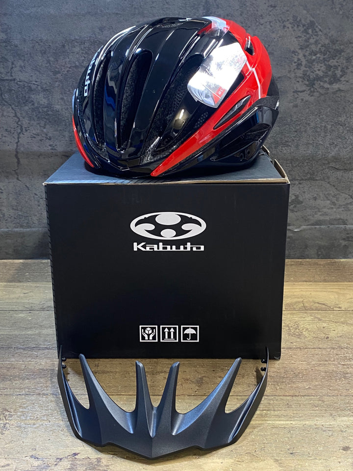 KL339 カブト kabuto REZZA 2 ヘルメット 黒 赤 XL/XXL 2023/6製造